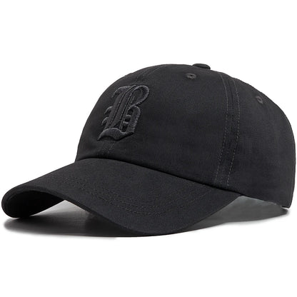 Summer Fashion Men's Baseball Cap Letter Embroidered Cotton Trucker Hat Casual Outdoor Soft Top Visor Cap Women Baseball Caps