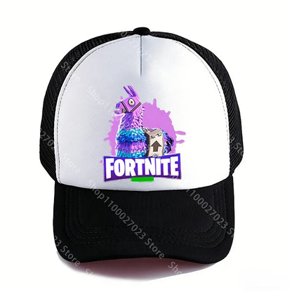 Fortnites Baseball Caps for Adult Boys Girls Cute Cartoon Summer Breathable Mesh Hat Anime Sunbonnet Headgear New Birthday Gifts