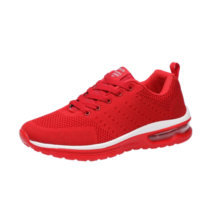 Red Cheap Running Shoes for Men Women Breathable Weave Air Cushion Sneakers Big Size 35-46 Men Lightweight Sports Shoes Trainers