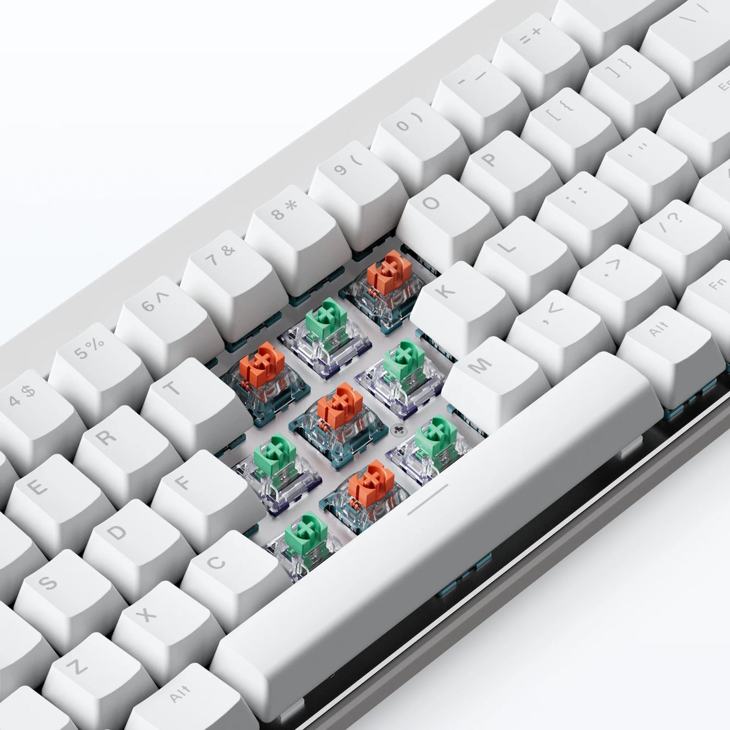 Mchose Ace68 Air Gaming Keyboard Hall Effect 0.001mm Rapid Trigger 8K+256K Polling Rate Dynamic RGB Light Box Magnetic