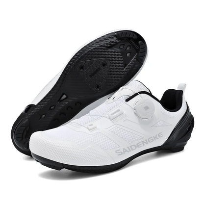 Nouvelles chaussures de cyclisme unisexes, professionnelles, légères, luxueuses, originales, pour route, VTT, course, vélo de mode, vélo de ville, sports de rue