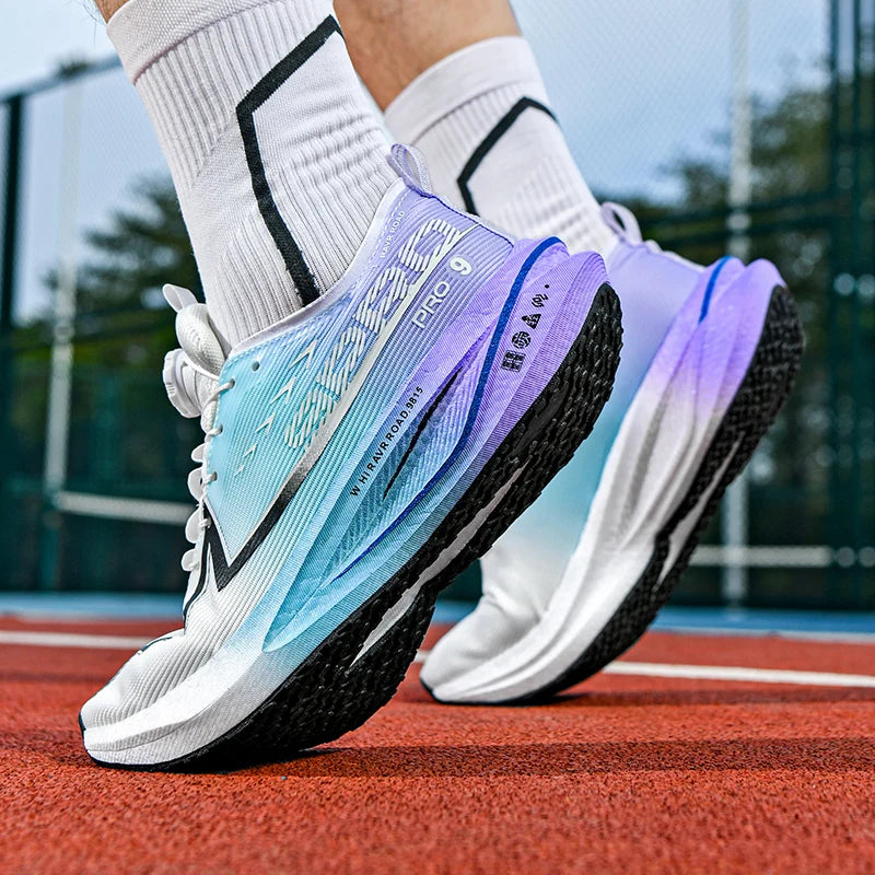 Casual Running Shoes Men Marathon Sports Carbon Board Breathable Lightweight Women's Comfortable Athletic Nonskid Sneakers 2026