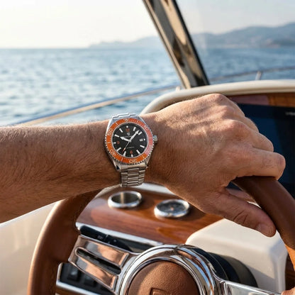 Pagani Design New Top Men's Mechanical Watch Luxury Sapphire Stainless Steel 100m Waterproof Ceramic Bezel Automatic Watch
