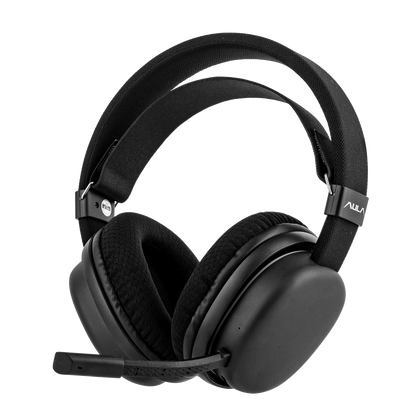 AULA G7 casque de jeu sans fil filaire/BT/2.4GHz avec Microphone antibruit détachable éclairage rvb pour PS4/PS5/PC/Switch