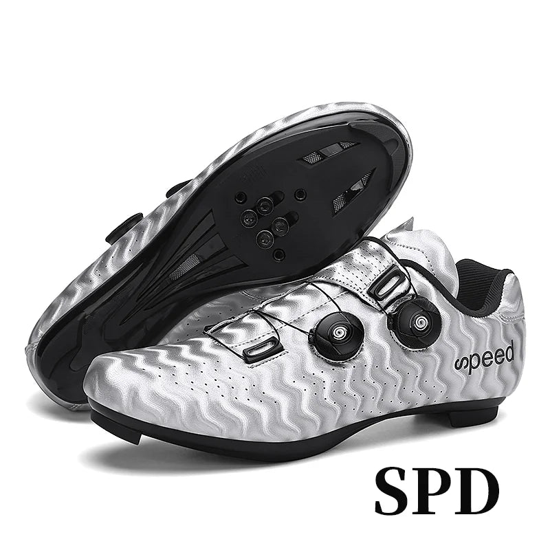 New cycling shoes road cycling men's racing competition self-locking speed cycling sports shoes women's Spd Cleats cycling shoes