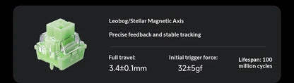 MCHOSE Ace 68 Hall Effect Magnetic Switch Gaming Keyboard Topographic Keycaps Customized TTC Uranus Magnetic Switch eSports