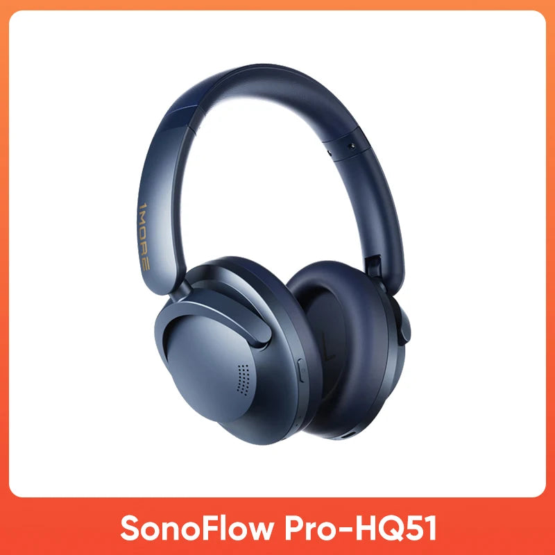 1MORE SonoFlow Pro Wireless Headphones with Active Noise Cancelling, Hi-Res Audio Bluetooth Headphones, 100H Playtime Clear Call Headset
