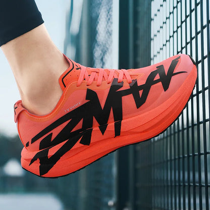 Men's Sports Shoes, Casual Running Shoes, Unisex Jogging Shoes, Popcorn Outsole, Lightweight Breathable Sports Shoes, Women's Non-Slip Shock-Absorbing Athletic Running Shoes Size 34-44