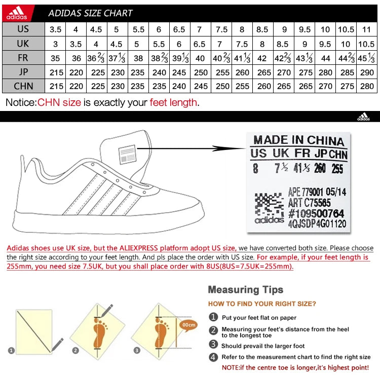 Originele Adidas VL COURT 3 unisex skateboardschoenen/sneakers