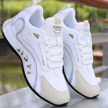 Respirable |   Léger] Respirant |   Chaussures d'entraînement légères pour hommes avec augmentation de la taille, 1 paire |   Lacets, confortables, pour