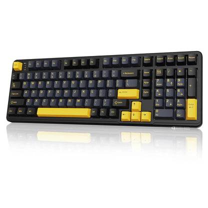 ATTACK SHARK X98 RGB Mechanical Gaming Keyboard with 102 Keys, with Numeric Keypad,Wireless & USB-C Wired Tri-Mode, 4000 mAh