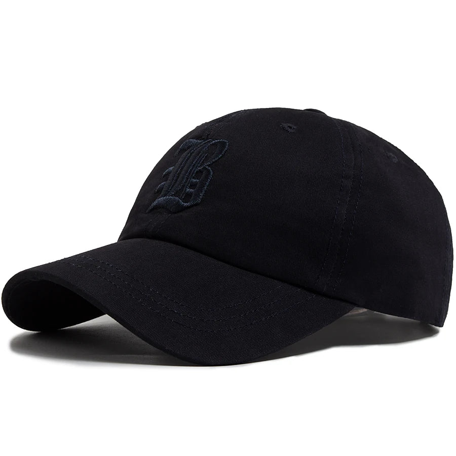 Summer Fashion Men's Baseball Cap Letter Embroidered Cotton Trucker Hat Casual Outdoor Soft Top Visor Cap Women Baseball Caps