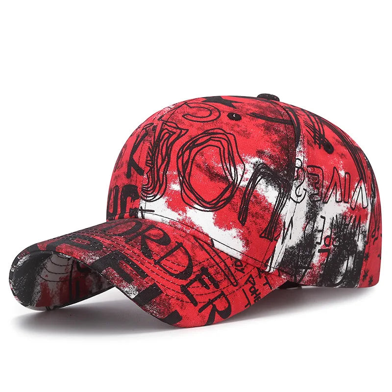 New Cool Fashion Graffiti Women Men Caps Hat Female Male Sport Visors Baseball Cap Street Trend Sun Hat For Women Men