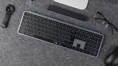 Keychron B6 Pro ISO Layout Ultra-Slim Wireless Keyboard Full Size Portable Lightweight 2.4GHz & Bluetooth Connections