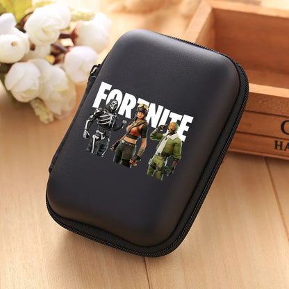 New Fortnite Storage Bag Multi Function Data Cable Charger Organizer Travel Earphone Protective Pouch Childrens Birthday Gift