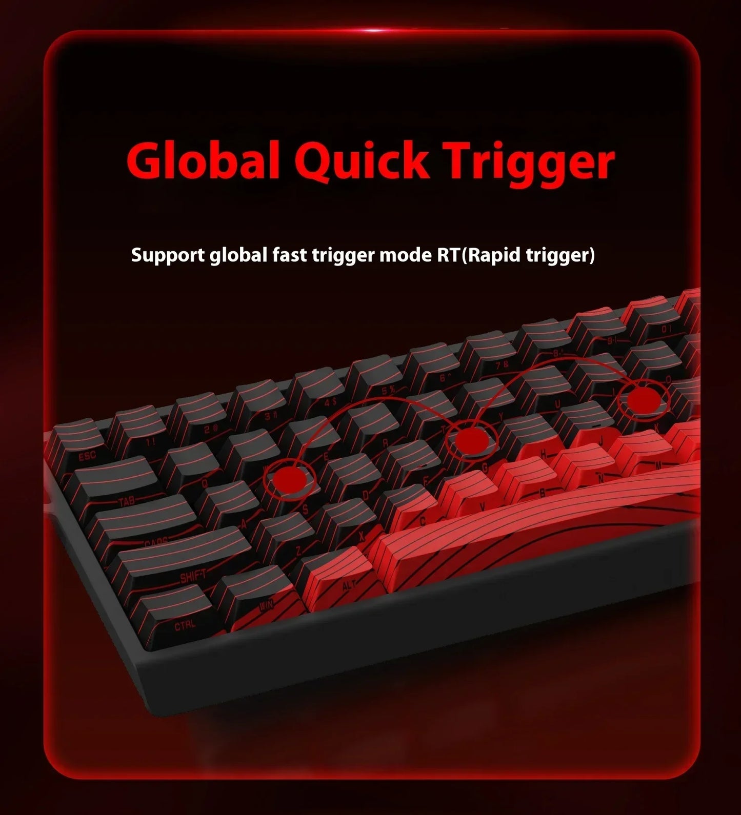 Madlions Mad 60He Magnetic Switch Mechanical Keyboard MAD68 Wired Keyboard Mad60he Custom MAD68he E-sports Gamer Keyboard Gifts