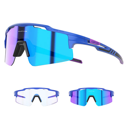 Kapvoe Outdoor Photochromic Bicycle Sports Glasses Men Women Road Cycling Sunglasses UV400 MTB Cycling Eyewea Driving Goggles