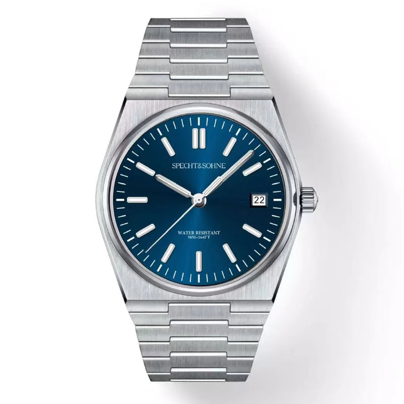 2025 New Arrivals Specht&Sohne Men's Watches Stainless Steel Sapphire Classic Quartz Men Watch Relogio Masculino 100M Waterproof
