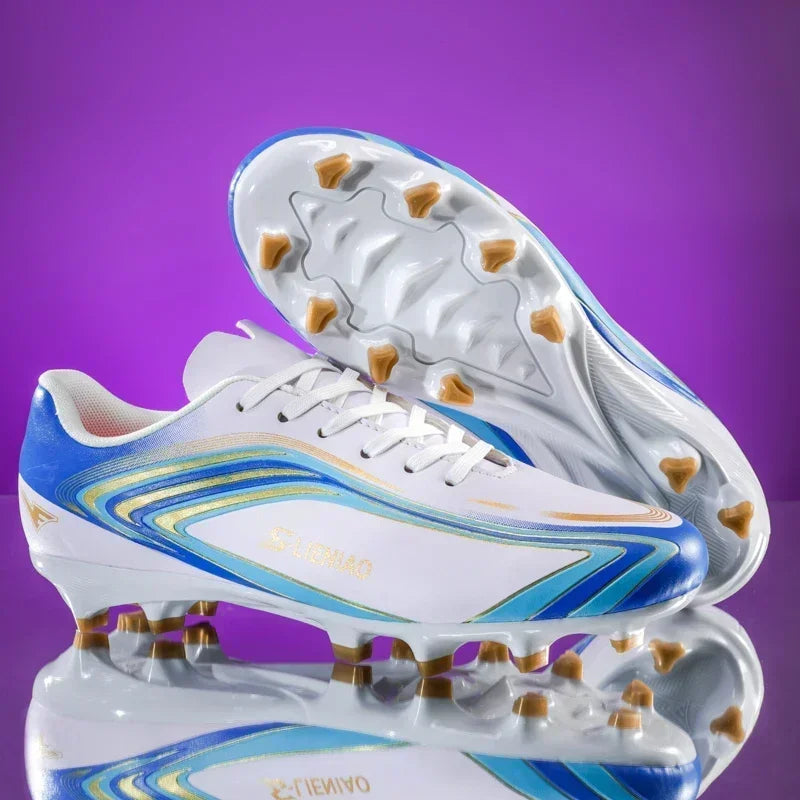 Nouvelles chaussures de football pour hommes, crampons de futsal, chaussures de soccer, chaussures de match, baskets d'intérieur de haute qualité, best-seller, antidérapantes, pour entraînement et extérieur