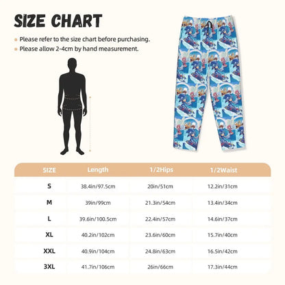 Custom Women Soniced Pajama Pants Printed Hedgehog Game Sleep Sleepwear Bottoms with Pockets