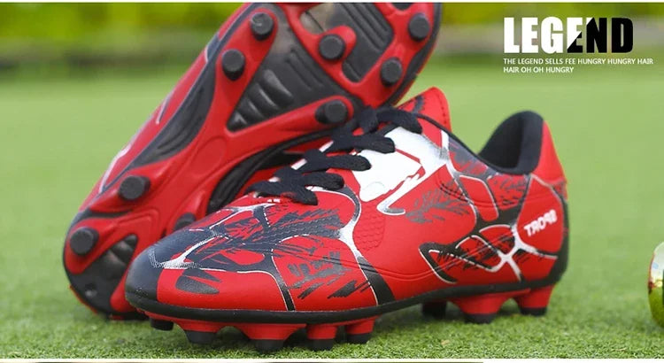 Children Soccer Shoes Sports Society Field Boy Football Shoes Futsal Fast Indoor Sneakers Original Ankle Cleats Football Boots