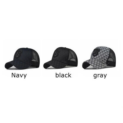 R Letter Icon Men's Baseball Cap for Male Summer Outdoor Adjustable Sports Hip Hop Hat Breathable Mesh Trucker Sunscreen Caps