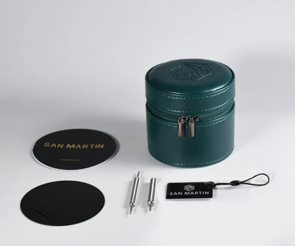 San Martin 39mm Enamel Sunray JianZhan Dial Men GADA Watch 90S5 Automatic BGW-X1 10Bar Sapphire 5-Link Bracelet SN0144CG