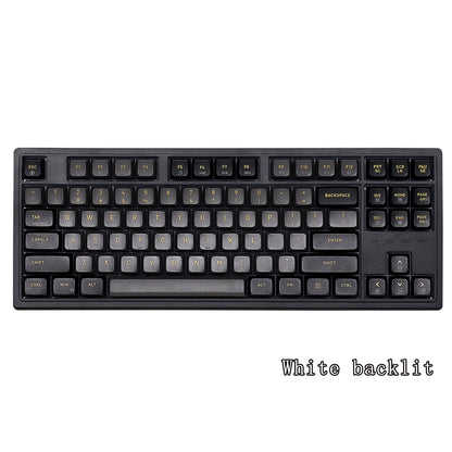 HEXGEARS M2 Mechanical Keyboard 87key Hot Swap PBT Gasket Structure White Backlit Macro Defined Gaming Mechanical Keyboard