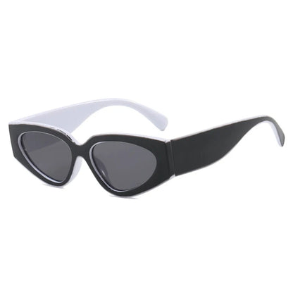 2025 New Fashion Cat Eye Small Oval Women Sunglasses Men Trendy Y2K Punk Sun Glasses Female Travel Shade Vintage Eyewear UV400