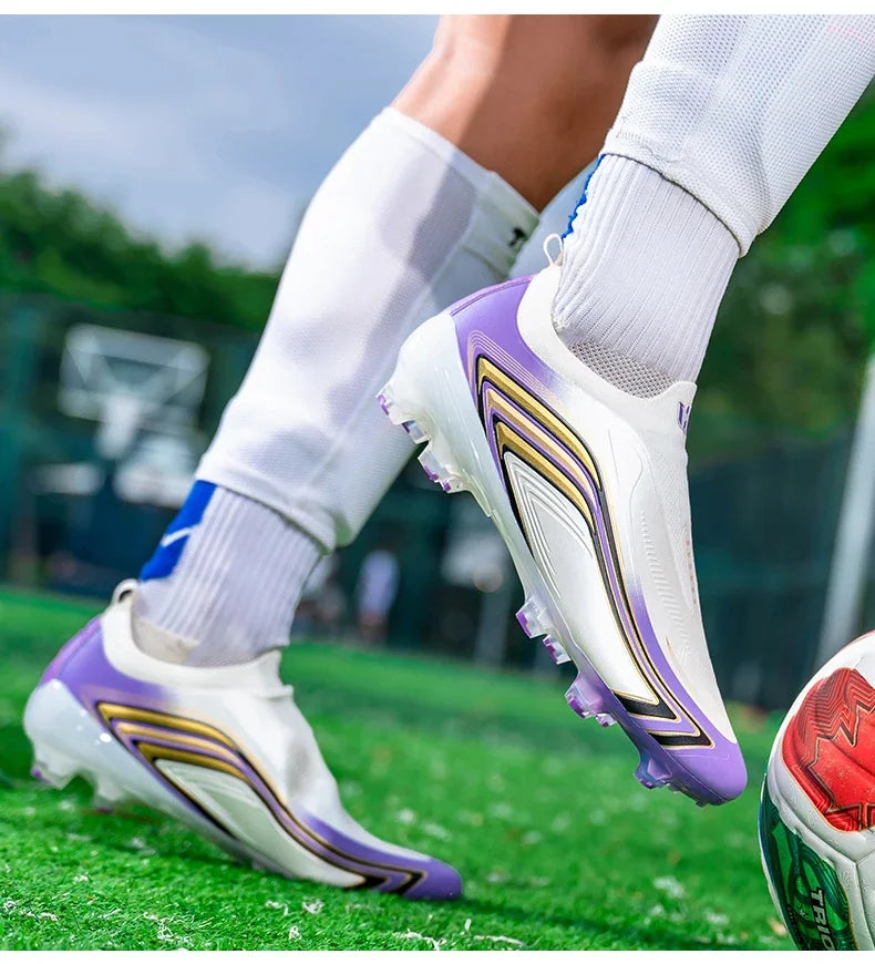 Nouvelles chaussures de football pour hommes, chaussures de football de haute qualité pour l'entraînement, crampons pour terrain gazonné, baskets très vendues, chaussures de futsal pour matchs en salle, antidérapantes po