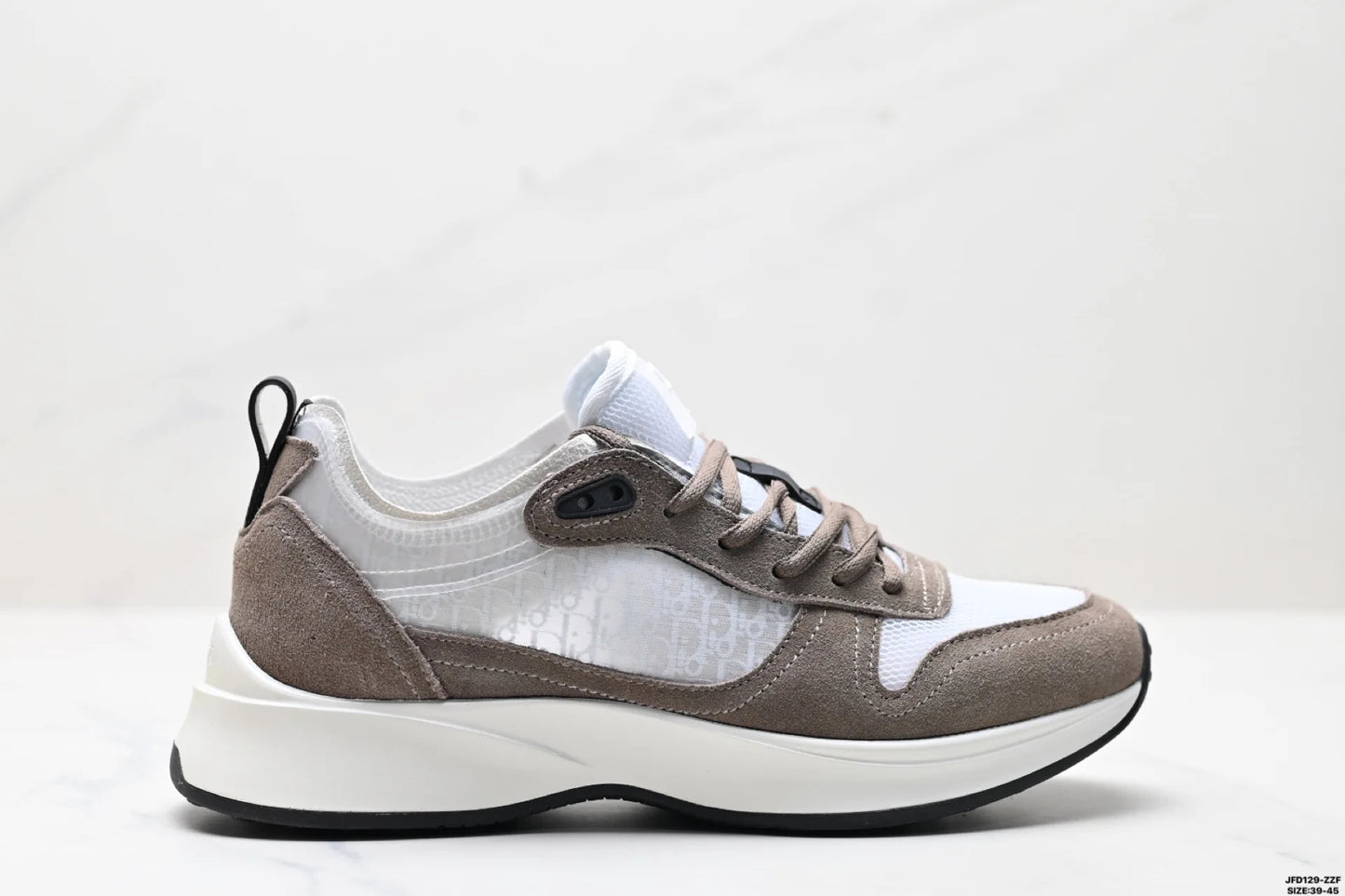 Low-Top Casual Men's Sneakers Fashionable Sport Shoes Comfortable Walking Shoes Men's Footwear Breathable Leather Upper