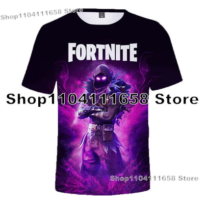 Banana Peely T-shirt Women's Tee Kids F-Fortnite T Shirt for 3D Printed Men's Battle Royale Game Summer Tops Birthday Gifts