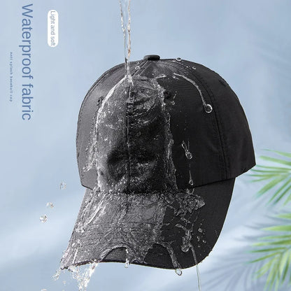 Unisex Waterproof Baseball Cap Outdoor Hat Quick Dry Sun Hat [All Senson] Men Women Sport Golf Hat