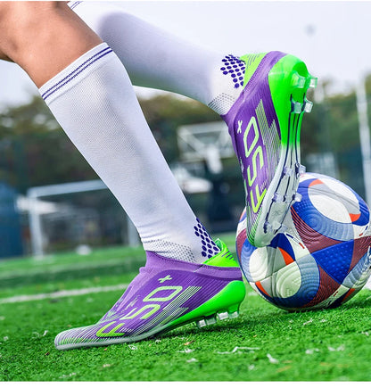 Pointure 35-45 Chaussures de football FG/TF pour hommes, futsal, professionnelles, unisexes, pour garçons, chaussures de football, baskets