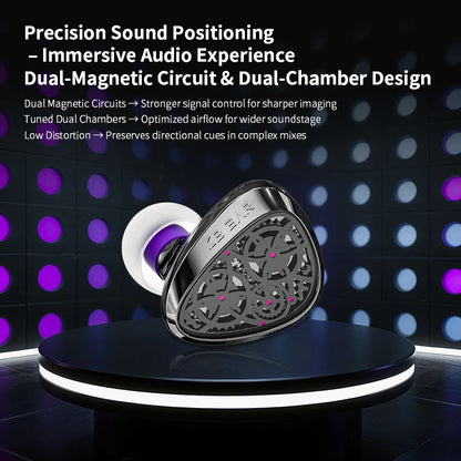 KBEAR Tourbillon-Pro TB-PRO HiFi Wired Earbuds 10mm Dynamic Driver In-Ear Earphones, High Resolution Type-C HIFI Wired Earbuds with PU+PEEK+DLC Diaphragm