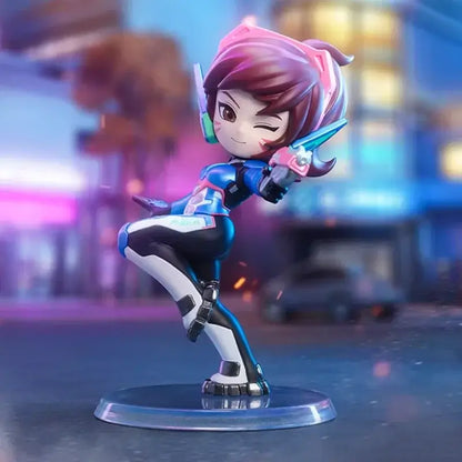 POP MART Seria Overwatch „Play of The Game” – Cutie surpriză originală cu conținut aleatoriu – Figurine drăguțe de anime, ornamente și figurine de acțiune