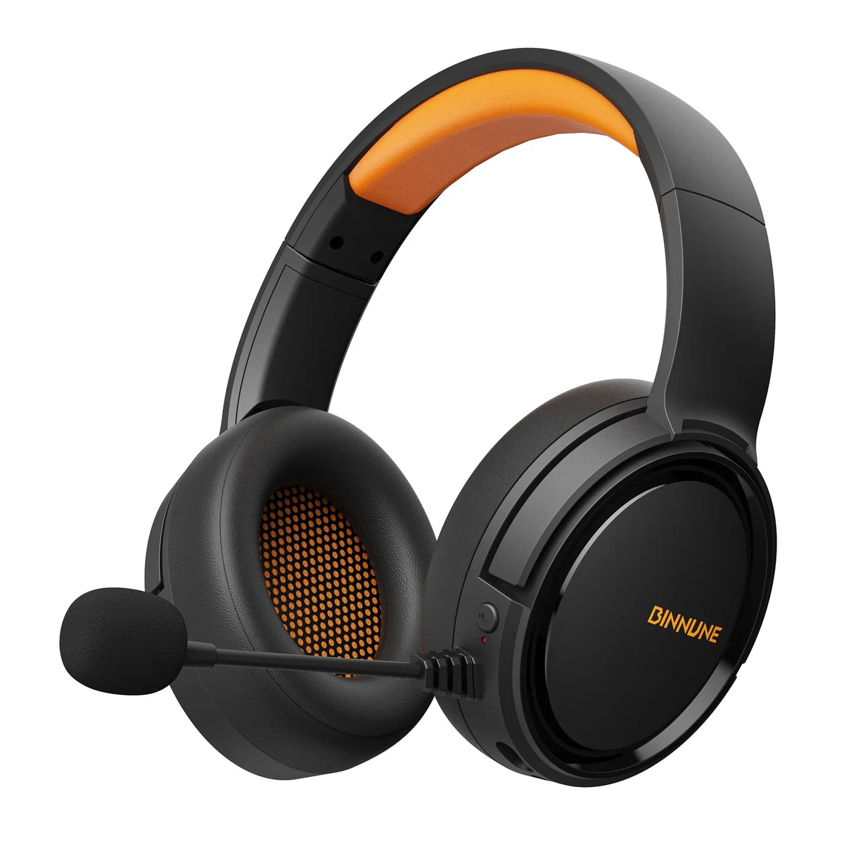 BINNUNE BW02 casque de jeu sans fil 2.4GHz USB Dongle Bluetooth 7.1 Surround suppression de bruit micro sur l'oreille casque pour PS5