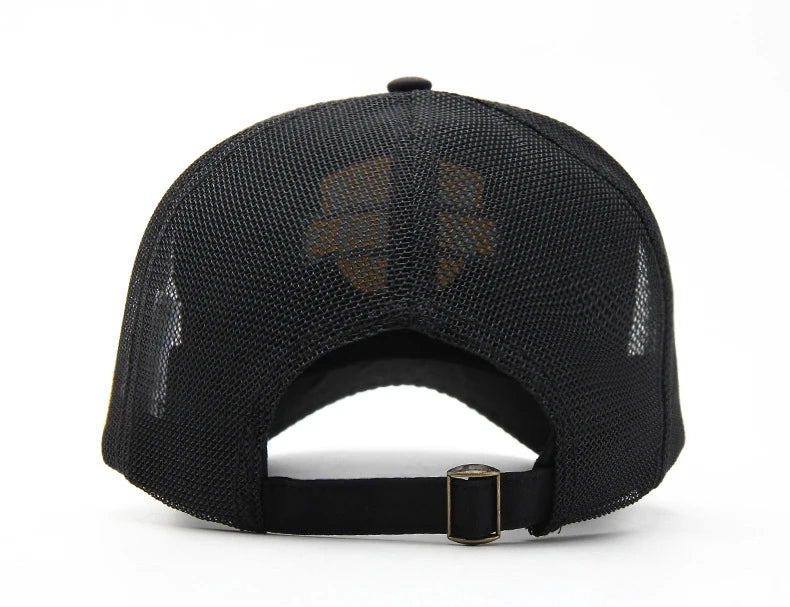 Summer Men Mesh Baseball Cap Outdoor Sport Letter Snapback Hat for Women Unisex Breathable Caps Hip Hop Trucker Hats Summer Men