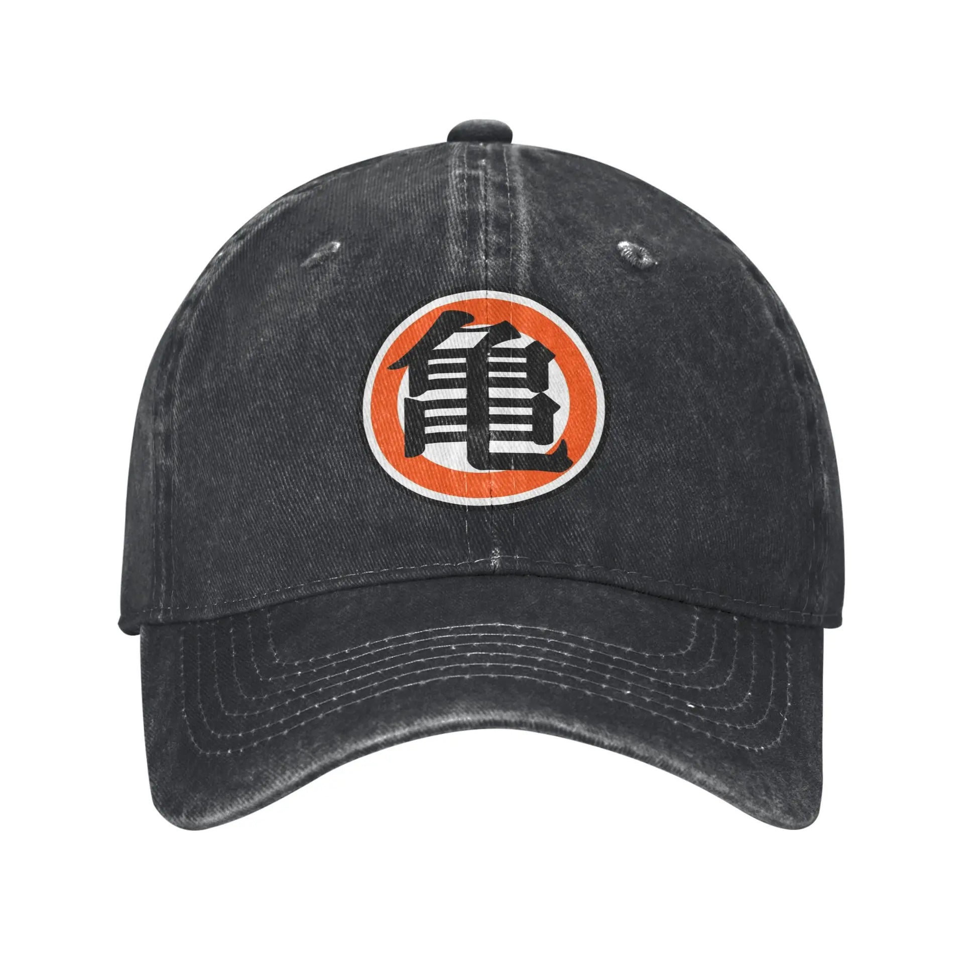 Dragon Ball Master Rosh TURTLE SCHOOL Unisex Baseball Cap Distressed Washed Caps Hat Fashion Outdoor Unstructured Soft Headwear, Produit gaming premium Fraquane