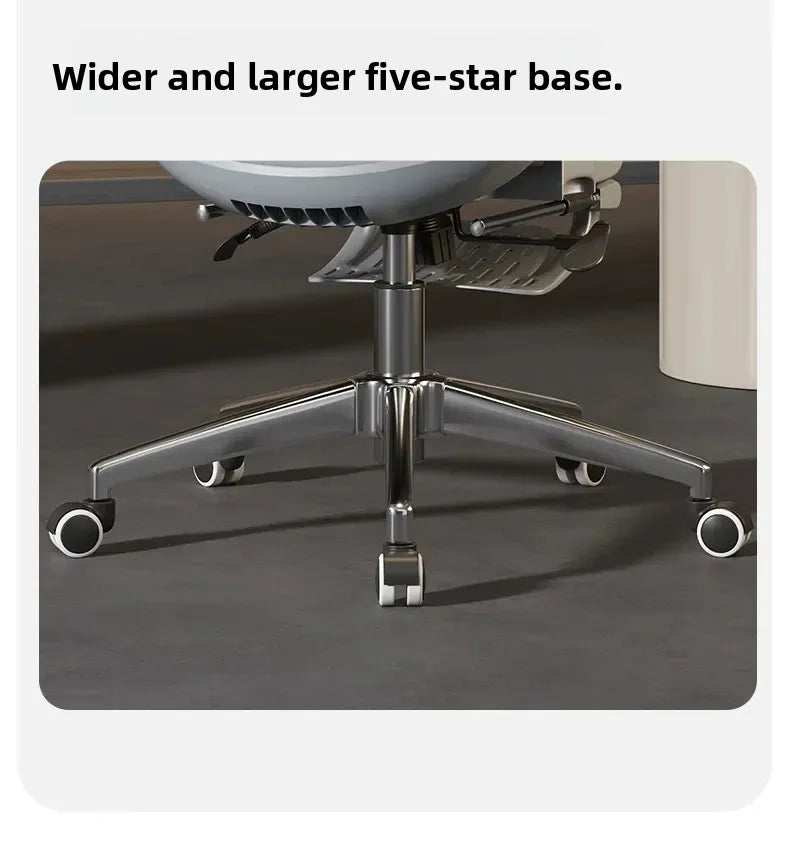 Air Titan kontors- och gamingstol i full mesh med ergonomiskt trezonsstöd för ländryggen för skrivbord och studier samt välventilerad design