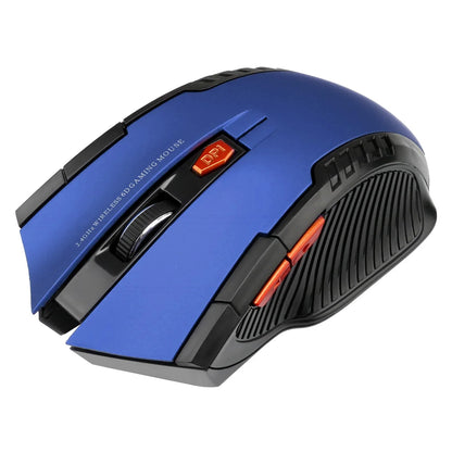 2.4G Wireless Mouse 1600DPI Optical Gaming Mouse with USB Receiver, 6-Button Ergonomic Wireless Mouse for PC, Laptop & Computer