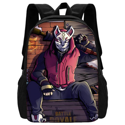 Hot Game FortniteS Kids Backpacks Boys and Girls Student Birthday Gift Child School Bags Unisex Camping Durable Rucksack