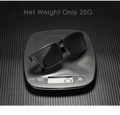Kdeam 2026 High Quality Polarized Sunglasses for Men Transparent Gray Frame Fashion Unisex Outdoor Luxury Eyeglasses For Couple