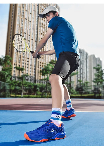 Par åndbare bordtennissko, sportssko, volleyballsko til mænd og kvinder, mærkevare, professionelle badmintonsko