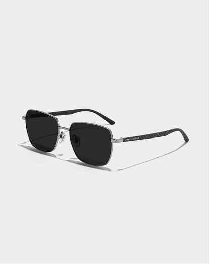 CAPONI Polarized Sun Glasses For Men Light Carbon Fiber Photochromic Black Shades Driving UV420 Oil-proof Lenses Eyewear BS34713
