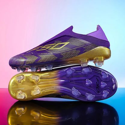 Nouvelles chaussures de football pour hommes, crampons pour terrain en herbe, de haute qualité, antidérapantes, légères, mi-hautes, pour les matchs en extérieur, chaussures de sport, très vendues pour l'entraînement.