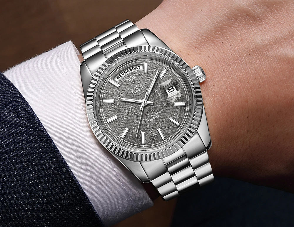 CADISEN DD40 Men's Watches Luxury Automatic Watch Men AR Sapphire Glass Mechanical Wristwatch Men 10Bar MIYOTA 8285 Movement 2023 New