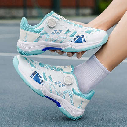 Badminton-Schuhe für Herren, Trainings- und Sportschuhe für drinnen und draußen, rutschfest, strapazierfähig, aus Mesh, atmungsaktiv, Tischtennis-Schuhe