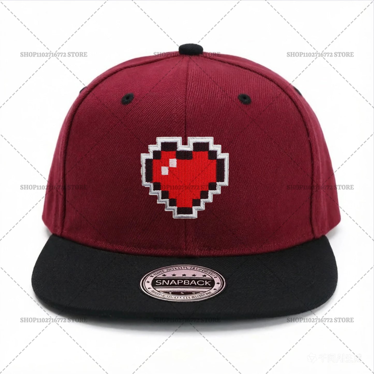 Minecrafts Unisex Embroidery Hip hop Hats Outdoor Adjustable Casual Baseball Cap Cute Cartoon Retro Sunscreen Hat Adult Headgear
