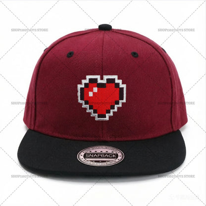 Minecrafts Unisex Embroidery Hip hop Hats Outdoor Adjustable Casual Baseball Cap Cute Cartoon Retro Sunscreen Hat Adult Headgear